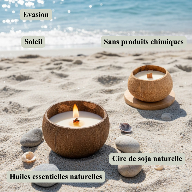 Bougie Noix de Coco